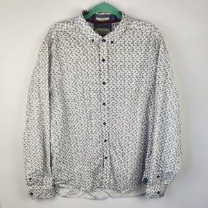 Heritage Report Collection Car Bus Bike Slim Fit Button Down Shirt sz XXL